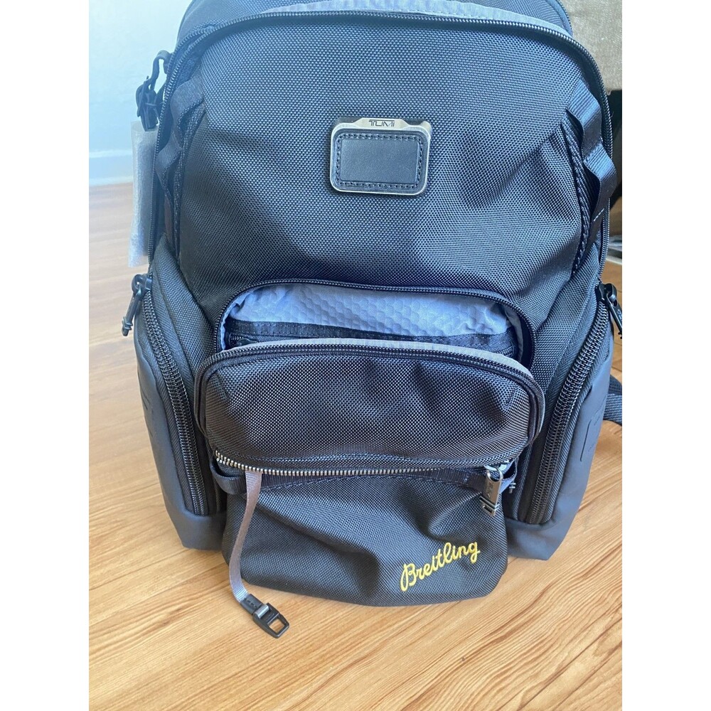 TUMI Breitling Black Backpack Nylon NEW Exclusive for Elite Breitling Customers